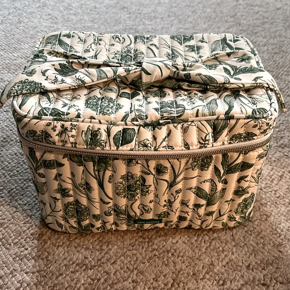 Tata Harper makeup bag